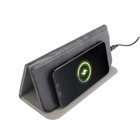 Hiir pad koos juhtmevaba laadija 15W OJD-82 pruun hall