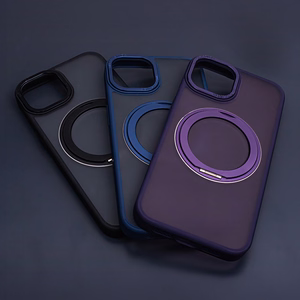 Mag Ring Rotating ümbris jaoks iPhone 14 Pro 6,1" tumesinine