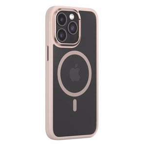 Comma ümbris Joy Elegant Mag jaoks iPhone 15 Plus roosa