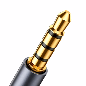 Joyroom stereo audio kaabel AUX 3.5 mm mini jack (male) - mini jack (female) 1.2 m must (SY-A09)
