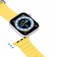 Strap Dux Ducis OceanWave Series Apple Watch 38/40/41mm kollane