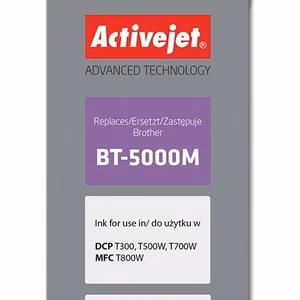 Activejet AB-5000M – magenta tindipudel, asendab Brother BT-5000M, 50 ml, Supreme, 5000 lehekülge