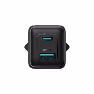 Joyroom JR-TG8 GaN 45W USB-C + USB-A seinalaadija – värv: must
