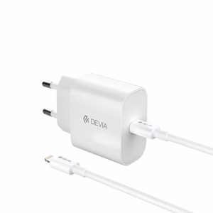 Devia wall laadija Nutikas PD GaN 30W 1x USB-C valge