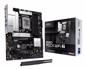 Asrock B860 Rock WiFi 7 Intel B860 LGA 1851 (Socket V1) ATX emaplaat