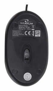 TITANUM TK106 klaviatuur koos hiirega USB must