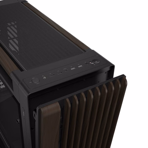ASUS ProArt PA602 keskmõõdus tornkorpus puitviimistluse ja karastatud klaasist paneeliga, must