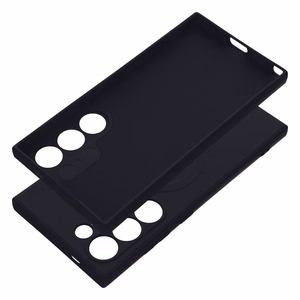 Чехол для Samsung S24 ULTRA Silicone Mag Cover совместимый с MagSafe (защита камеры) черный