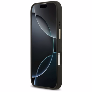 Guess Grained Strass Logo MagSafe ümbris jaoks iPhone 17 - must