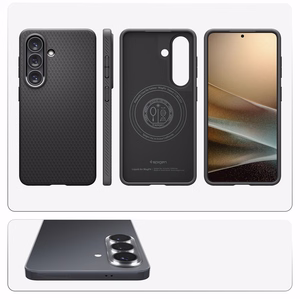 SPIGEN ümbris LIQUID AIR MAG ühildub MagSafe'iga SAMSUNG S26 jaoks matt must