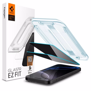 Spigen Glas.tR EZ Fit Privacy Karastatud klaas jaoks iPhone 16 Pro / 17 / 17 Pro - 2 pcs.