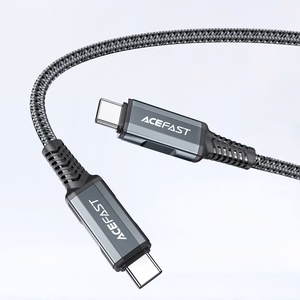 Acefast 2in1 Laadija GaN 65W USB Type C / USB, adapter adapter HDMI 4K @ 60Hz (set with kaabel) valge (A17 valge)