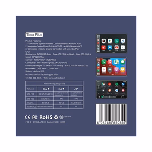 CARLINKIT juhtmevaba AI Box adapter Android 13 – 8GB+128GB originaal-autoraadio jaoks CarPlay-ga, sinine