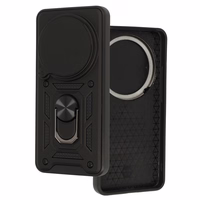 Slide Camera Armor Ümbris jaoks Xiaomi 15 Ultra 5G Must