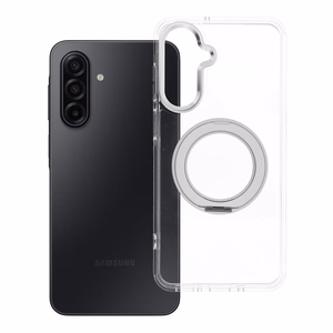 Case for Samsung A17 / A18 Frame Circle Stand compatible with MagSafe transparent