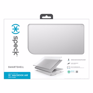 Speck SmartShell ümbris seadmele MacBook Air 15" (M5 / M4 / M3 / M2, 2023–2026), läbipaistev