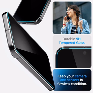 Приватное стекло Spigen Glas.TR "Ez Fit" Privacy HD 2-pack для Google Pixel 9 / 9 Pro