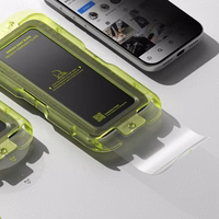 Ringke Easy Slide 2-pack Privaatsus Glass jaoks iPhone 17 Pro - Must