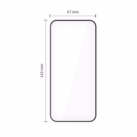 Tech-Protect Quick Set+ 2-pack karastatud klaas jaoks iPhone 12 / 12 Pro - must