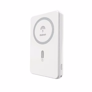 Dudao K14S magnetiline 20W 5000mAh 1x USB-A 1x USB-C valge akupank