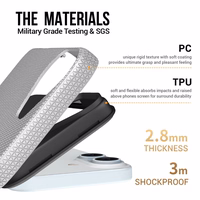 Perfectionists Triangle Mag Ümbris iPhone 13/14 hõbedane