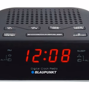 Blaupunkt CR5WH kellraadio must,valge