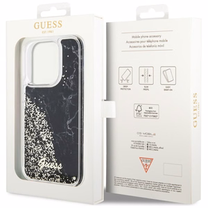 Guess GUHCP14LLCSGSGK iPhone 14 Pro 6.1" must/must hardcase Liquid Glitter Marble