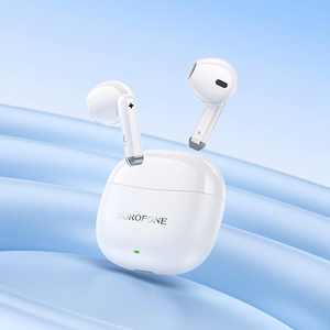 Borofone TWS Bluetooth наушники BW88 Deep Rhyme белый