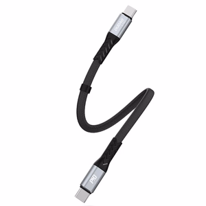 USB кабель Dudao (L10C) "USB-C (Type-C) - USB-C (Type-C)" (100W 5A) серый 0.23M