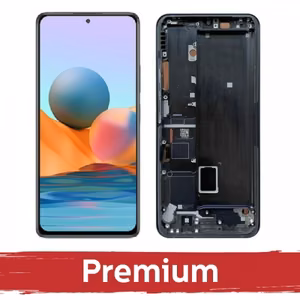 LCD ekraan ühilduv Xiaomi Mi Note 10 (Note 10 Pro / Note 10 Lite (2020)) raamiga / Glacier White / OEM