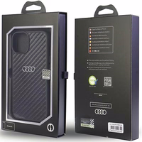 Audi Carbon Fiber iPhone 14 6.1" must/must hardcase AU-TPUPPCIP14-R8/D2-BK