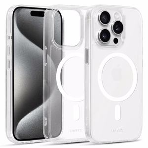Liavec Glossy Magsafe Clear Ümbris do Iphone 13 Pro valge