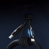 Wozinsky WUCLC1 Lightning - USB-C kaabel 36W 480Mb/s 1m - must