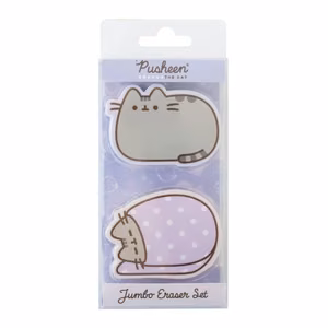 Pusheen Moments suurte kustutuskummide komplekt, 2 tk