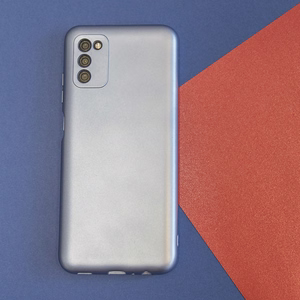 Metallic ümbris jaoks Samsung Galaxy A35 5G light sinine