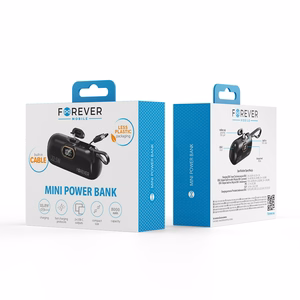 Forever mini akupank MTB-100 22.5W 5000 mAh USB C must