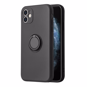 Vennus силиконовый чехол с кольцом для Xiaomi Redmi 9 чёрный