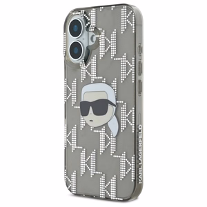 Karl Lagerfeld IML Karl Head Electroplated iPhone 16 Ümbris - must