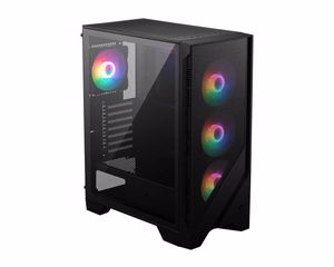 MSI MAG Forge 120A Airflow Midi Tower must, läbipaistev