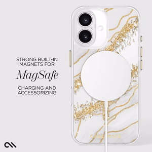Case-Mate Karat MagSafe ümbris seadmele iPhone 16, graniidimustriga