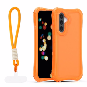 Safepop rihmaga ümbris Samsung Galaxy A57 5G oranž