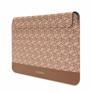 Guess GCube Stripes ümbris jaoks a 16" laptop - brown