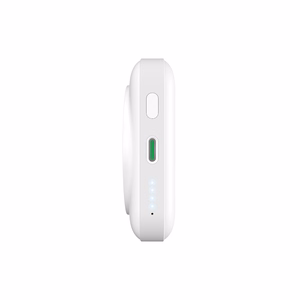 Puro 10000mAh MagSafe Wireless Power Bank with Aluminum Stand - White