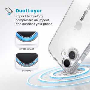 Läbipaistev Speck GemShell ümbris iPhone 16-le