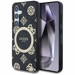GUESS ümbris jaoks SAMSUNG S25 GUHMS25SH4PYEEK (Magnetic IML Peony jaoks 4G Background) must