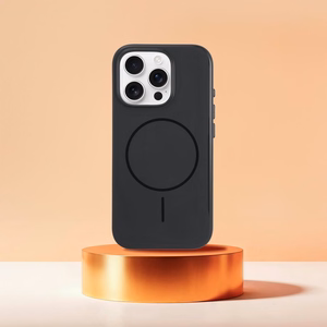 Чехол для iPhone 17 AIR Premium Glossy Mag Cover, совместимый с MagSafe и кнопкой Camera Control, черный
