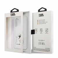 Karl Lagerfeld Choupette Fun ümbris Samsung Galaxy S21+ jaoks - Läbipaistev