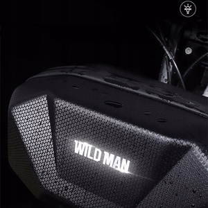 WILDMAN reisikott jalgratta juhtrauale lukuga, 3,5L, X9, must
