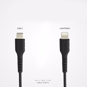 SBS TECABLELIGTC1K USB-C - Lightning kaabel 1m - must