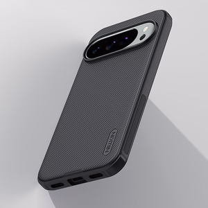 Nillkin Super Frosted Shield Pro Magnetic Ümbris jaoks Google Pixel 10/10 Pro Ühildub MagSafe - Must